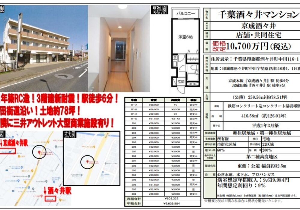 酒々井10700
