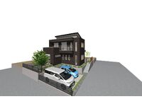 参考プラン外観パース2